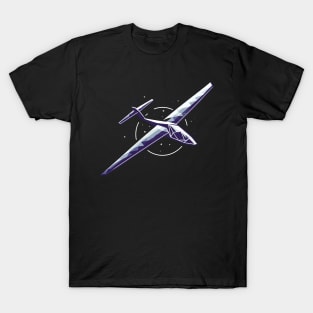 Glider Sailplane Biplane T-Shirt